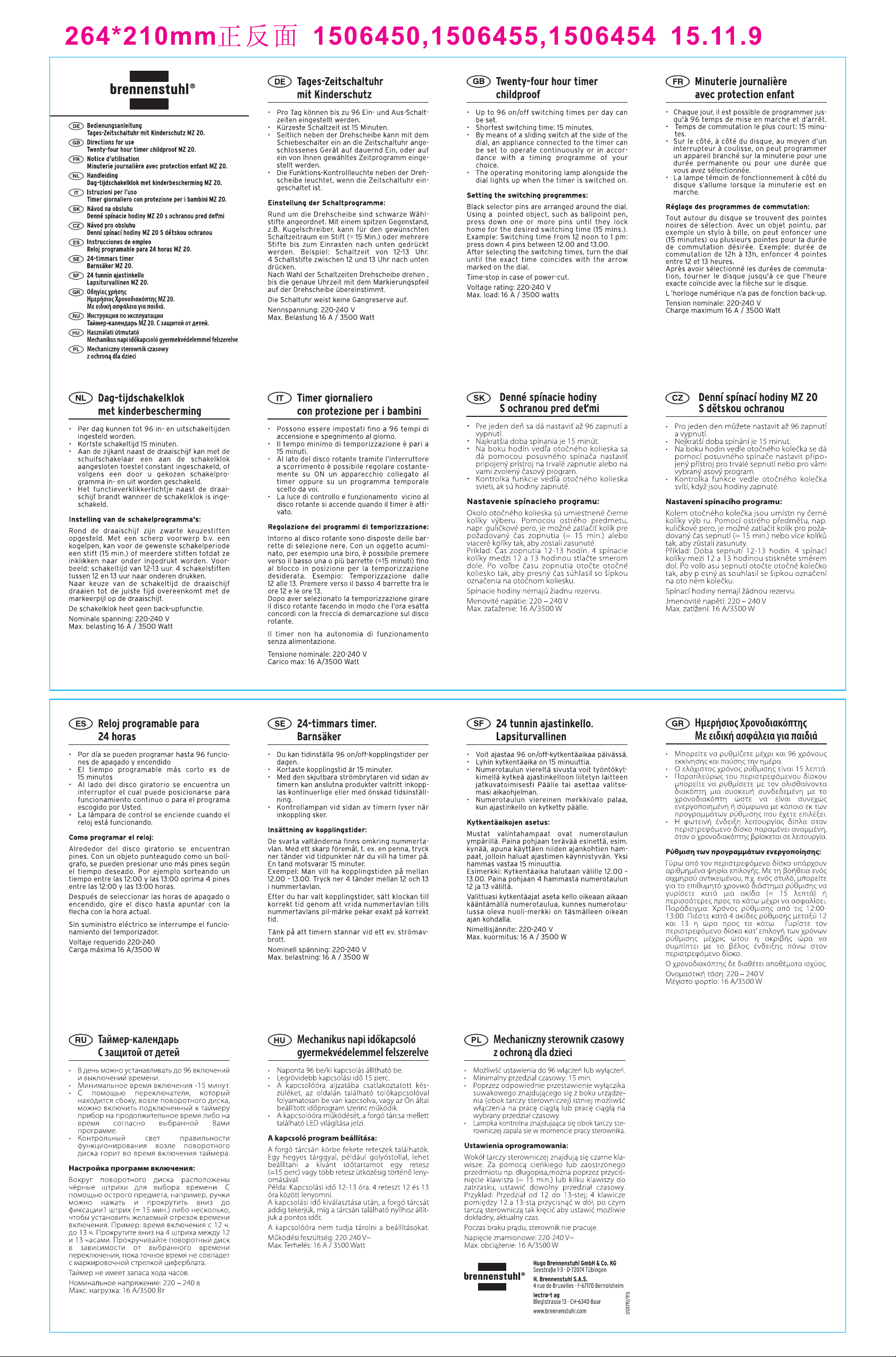 1487-brennenstuhl-mz-20-1-analog-manual page 1
