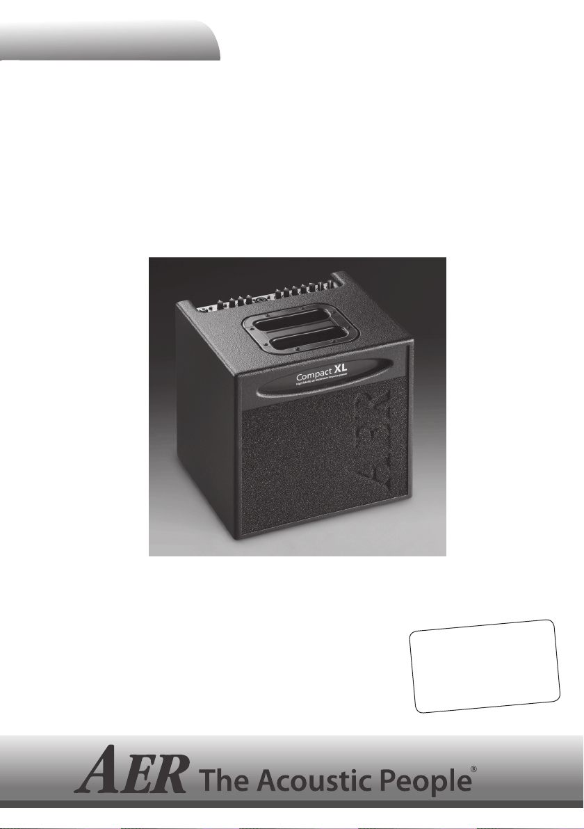 1653-aer-compact-xl-manual page 1