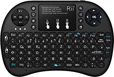 Riitek Rii Mini i8+ USB black DE Bedienungsanleitung