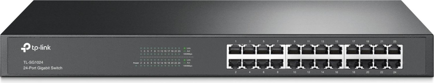TP-Link TL-SG1024 Rackmount Gigabit Switch, 24x RJ-45 Manual