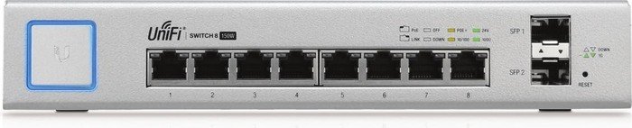 Ubiquiti UniFiSwitch 8 Desktop Gigabit Managed Switch, 8x RJ-45, 150W PoE+ Manual